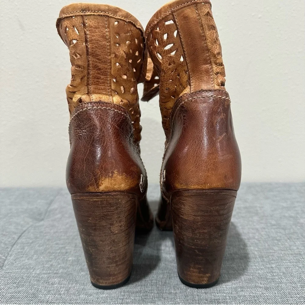 Bed Stu Irma Laser Cut Ankle Booties - Picture 7 of 14